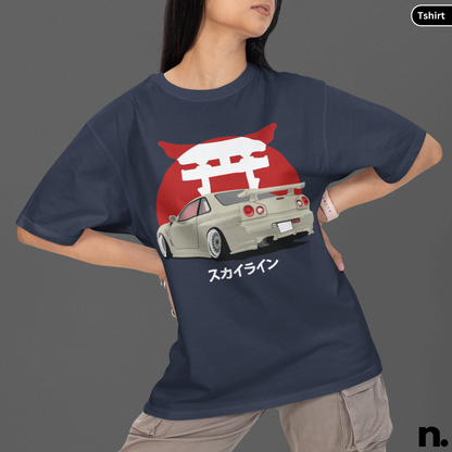 R34 Illustration Unisex Heavy Cotton Tee