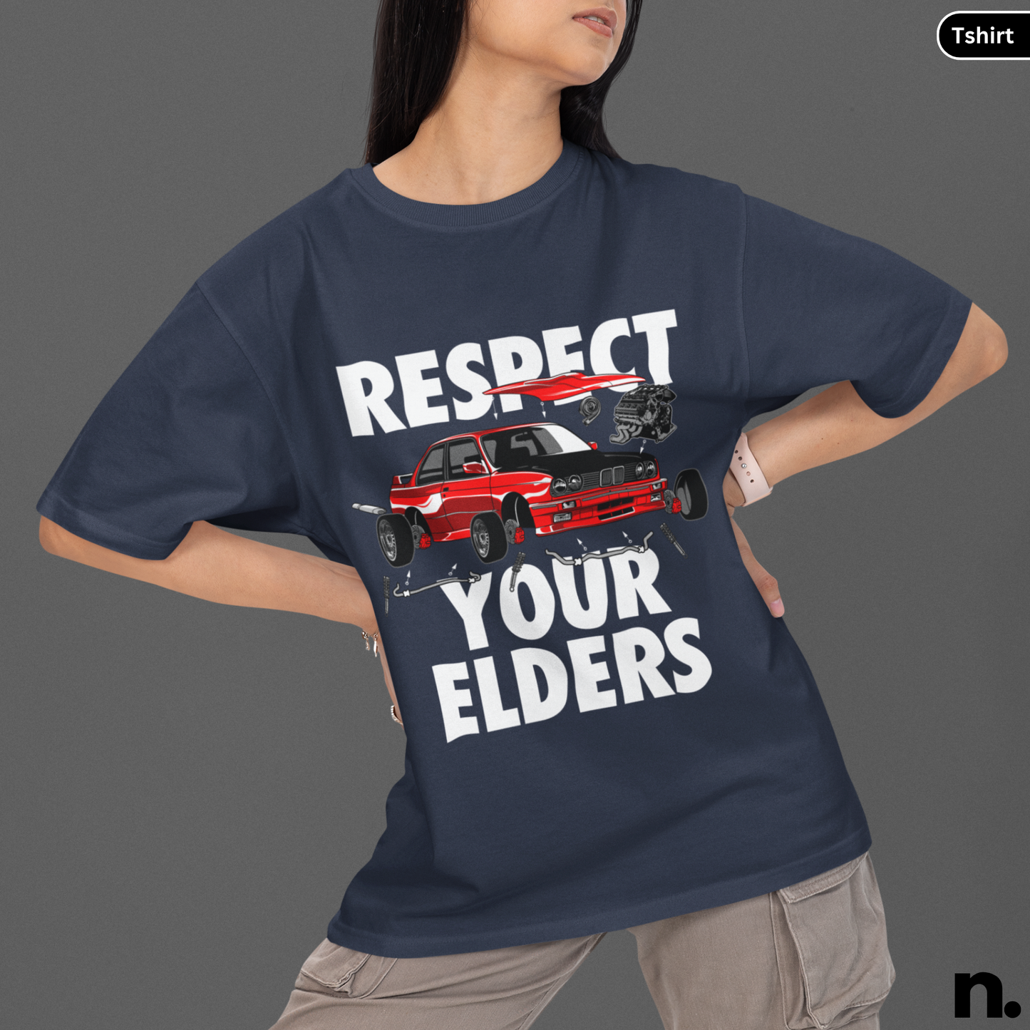 Respect Your Elders Car Enthusiasts Unisex Tee