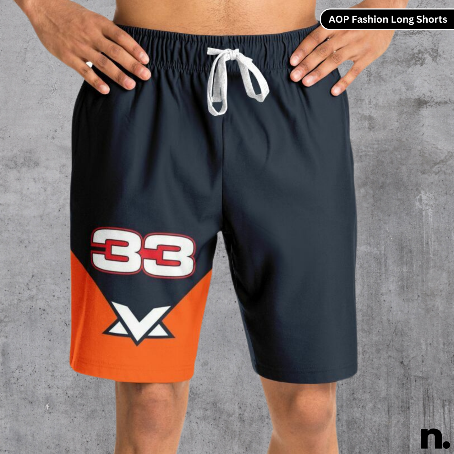 Verstappen F1 Inspired Long Shorts