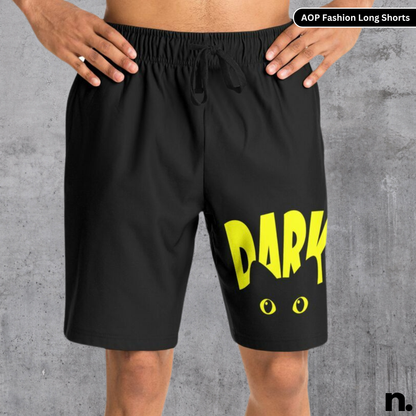 Dark Cat Inspired Long Shorts
