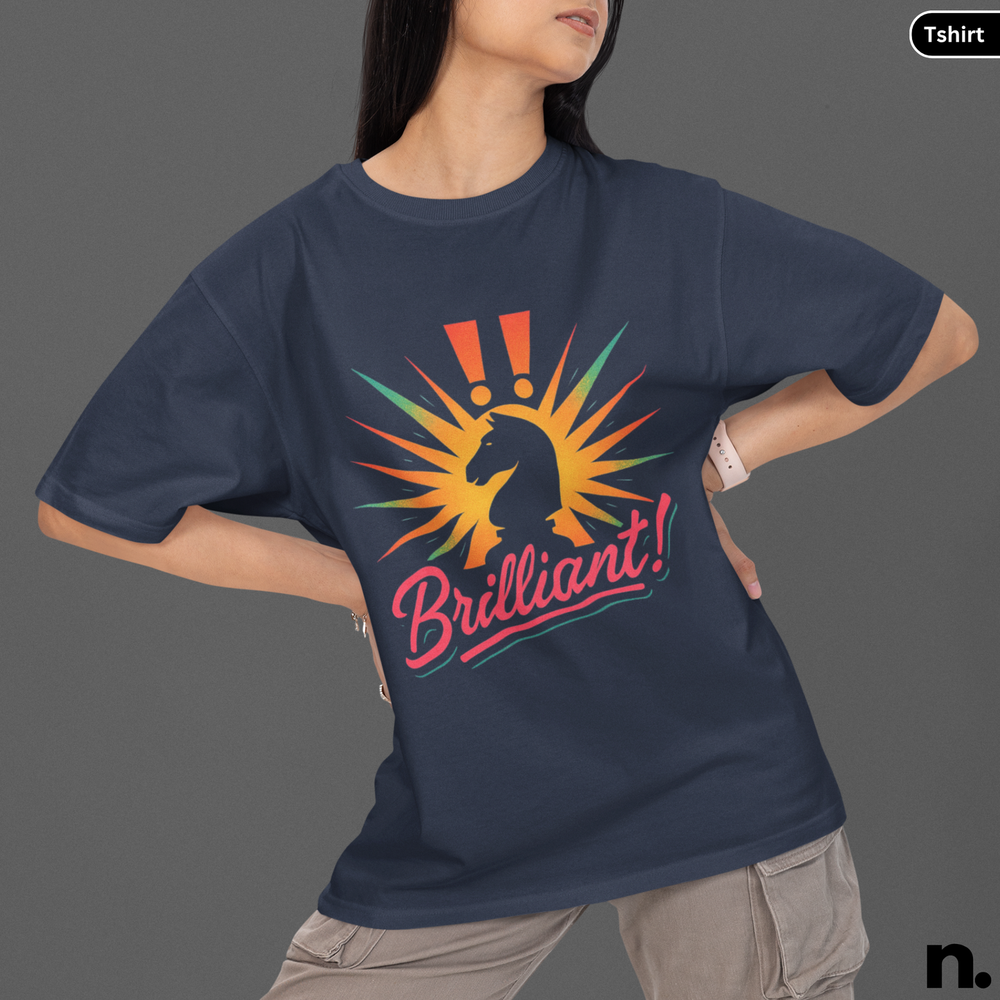 Brilliant Knight Chess Motivational Unisex Tee