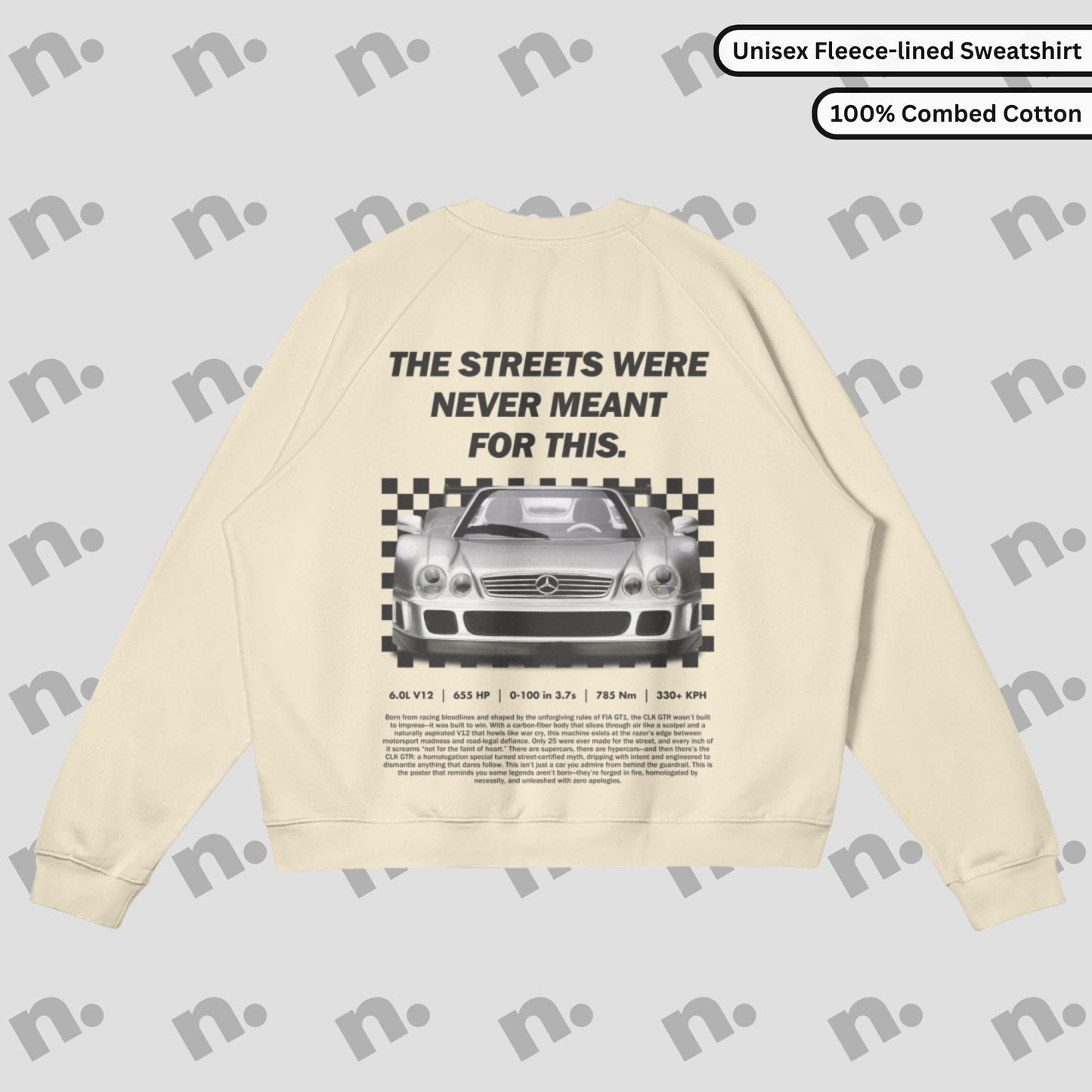 The Streets Were Never Meant For This Fleece Premium Sweatshirt