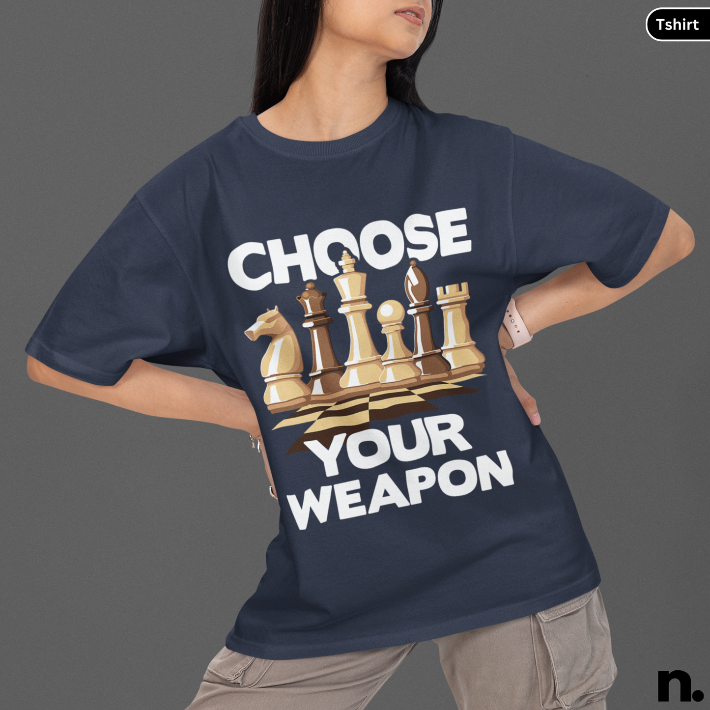 Choose Your Weapon Chess Lovers Unisex Tee