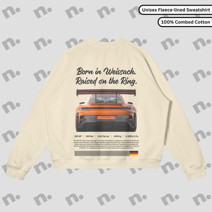Born in Weissach Premium Fleece-lined Sweatshirt