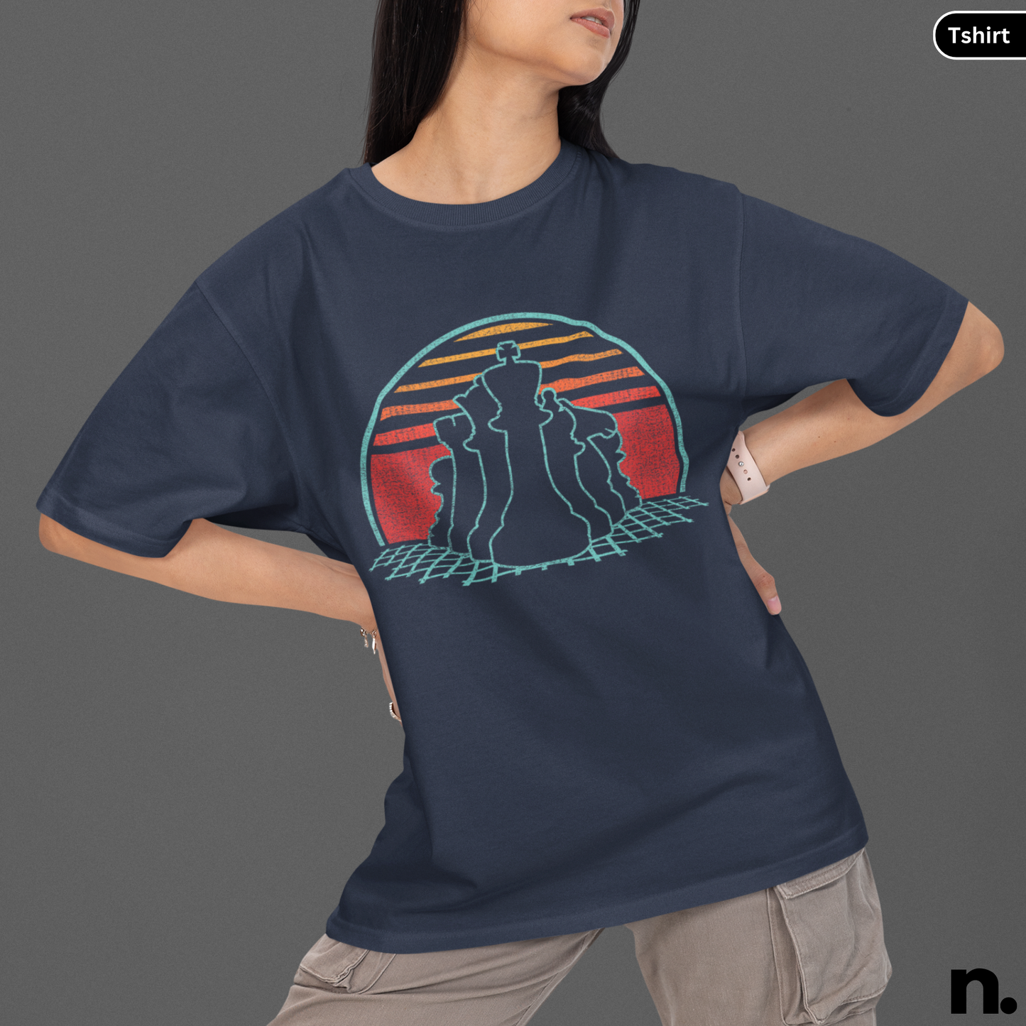 Chess Pieces Minimalist Inspired Unisex Tee
