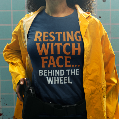 Resting Witch Face Unisex Halloween Tee