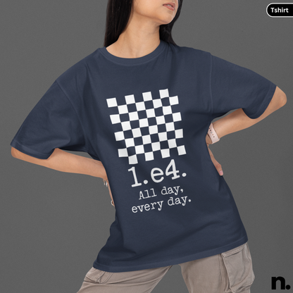 E4 Opening Chess Inspired Unisex Tee