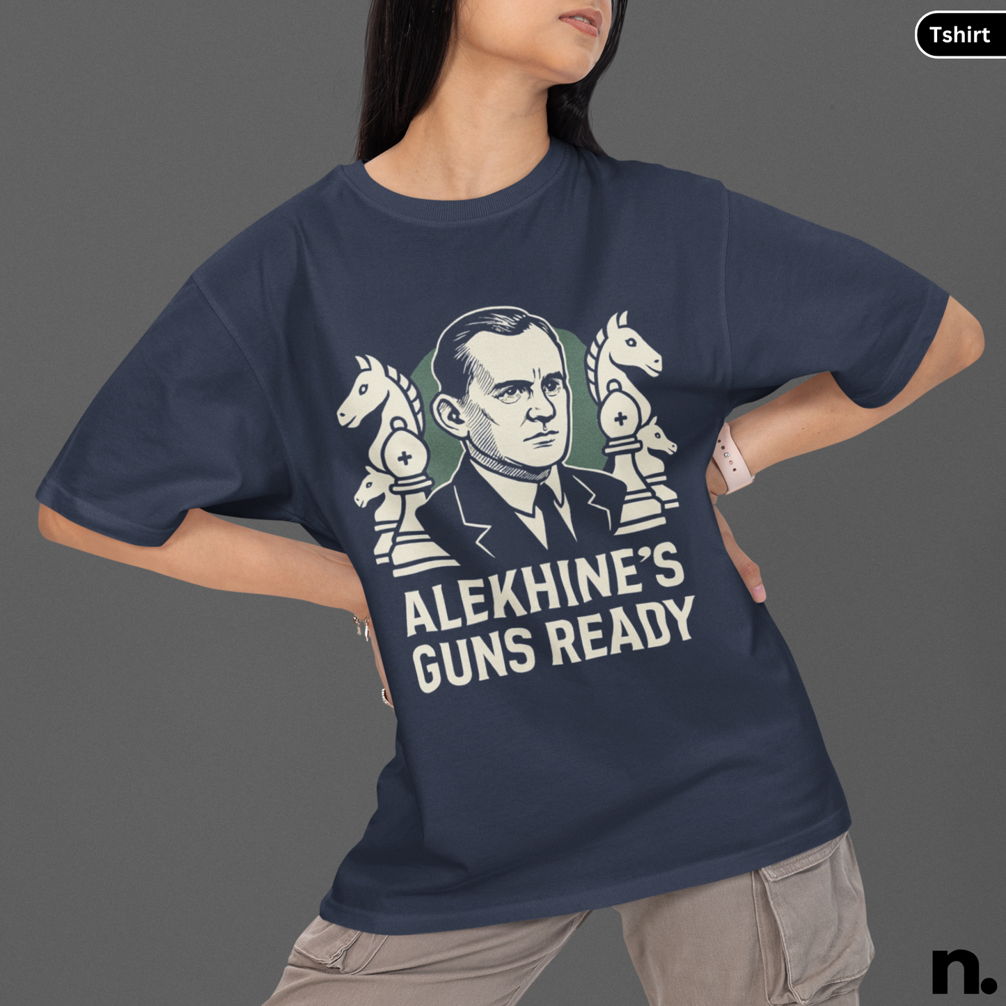 Alekhine Chess Legend Inspired Unisex Tee