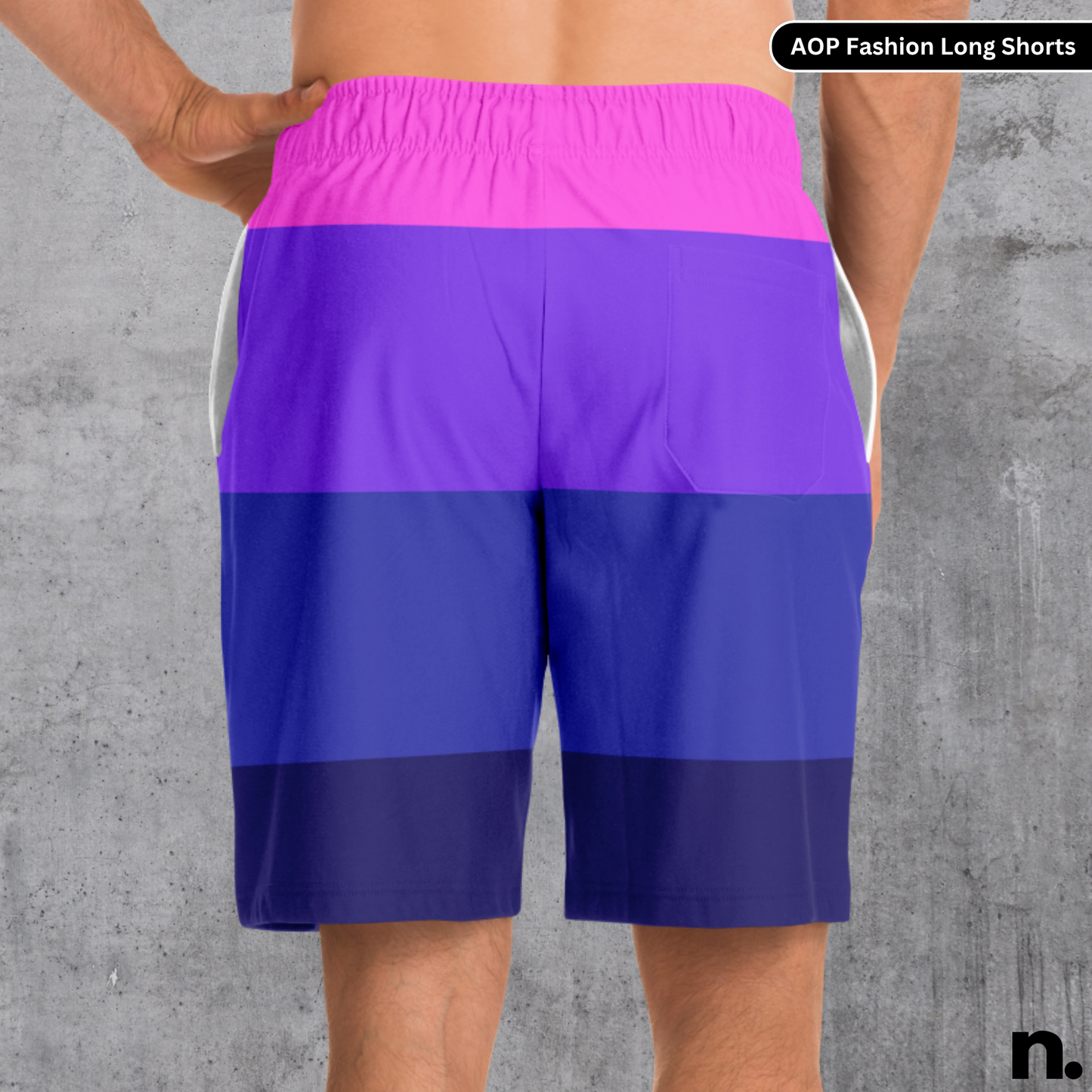 Keep Rubbing You Might Just Get Your Wish – Funny Lamp-Inspired Long Shorts (AOP)