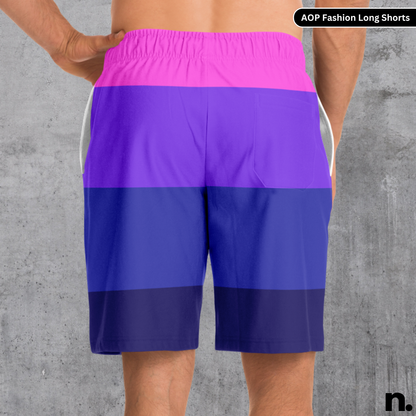Keep Rubbing You Might Just Get Your Wish – Funny Lamp-Inspired Long Shorts (AOP)