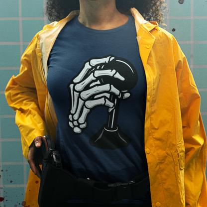 Skeleton Hand Shift Unisex Halloween Tee