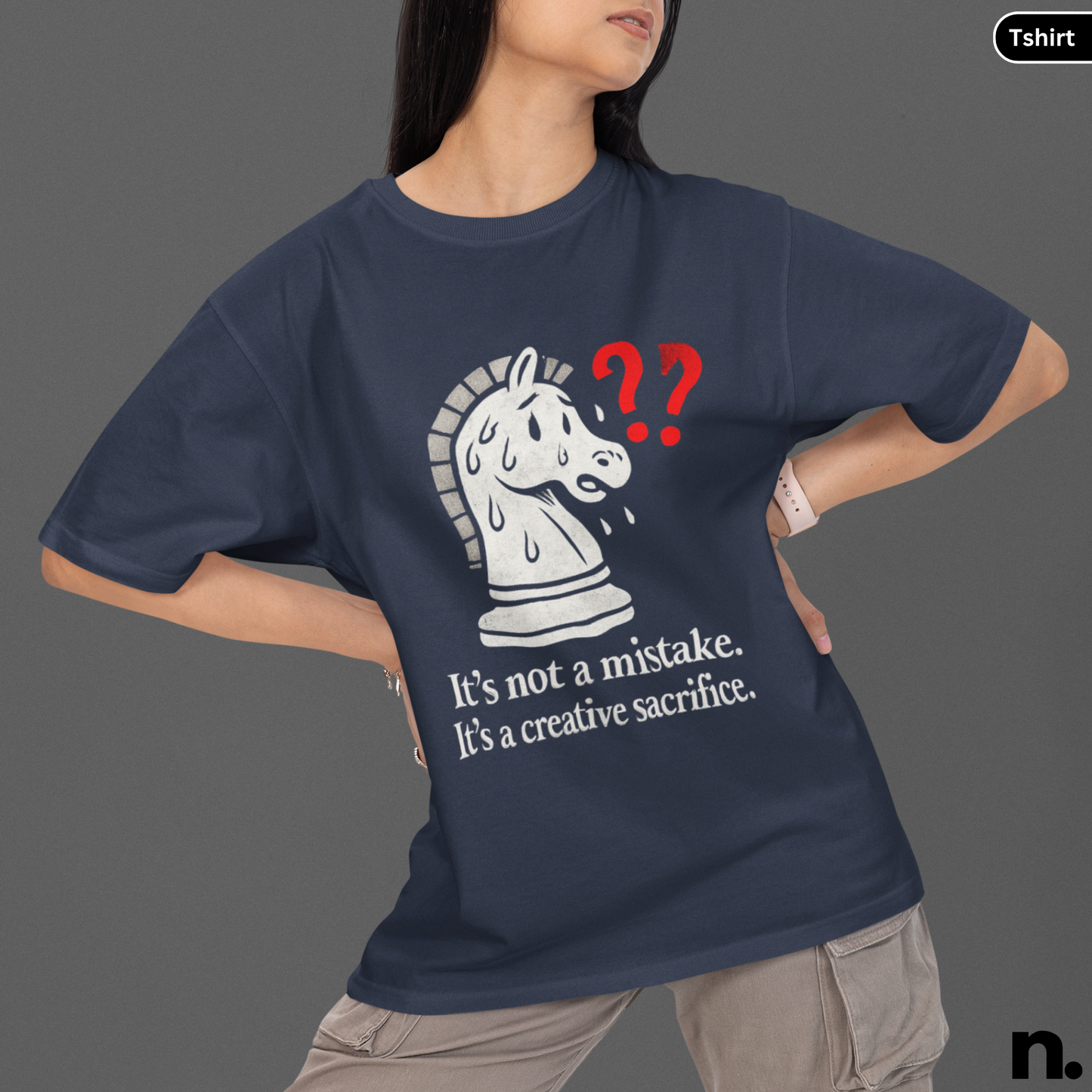 Knight Sacrifice Chess Inspired Unisex Tee