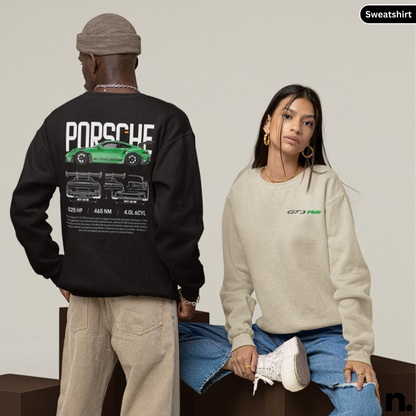 911 GT3RS Green Crewneck Sweatshirt