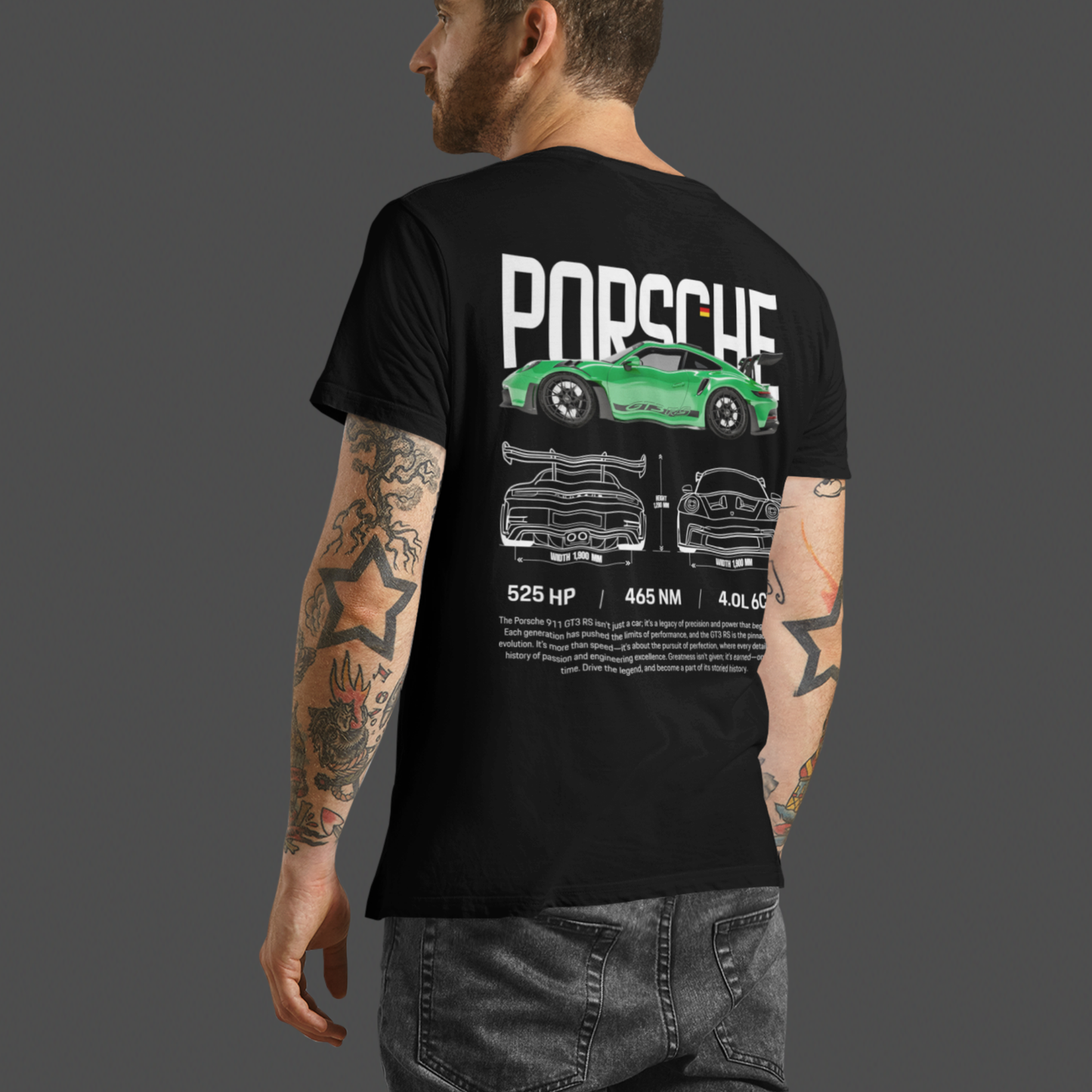 911 GT3RS Green T-Shirt