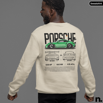 911 GT3RS Green Crewneck Sweatshirt