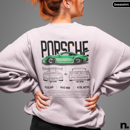 911 GT3RS Green Crewneck Sweatshirt