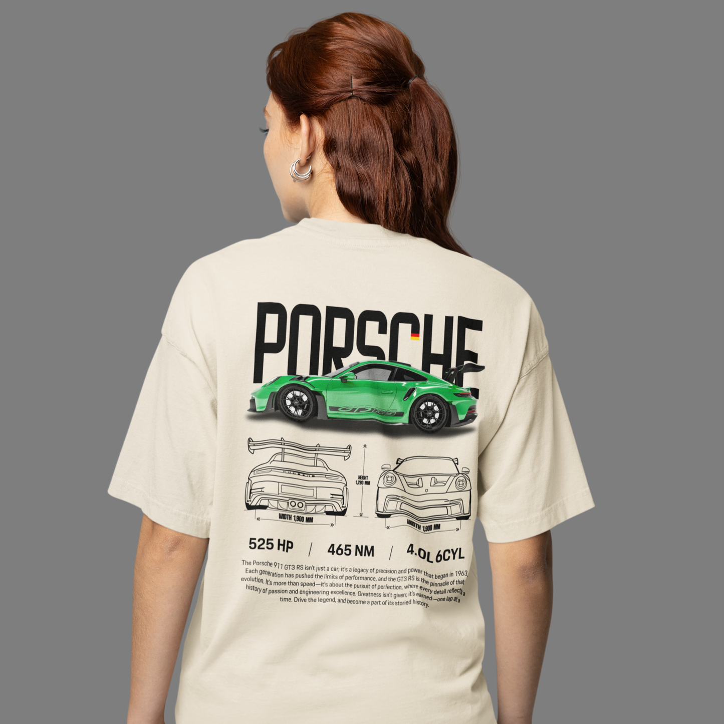 911 GT3RS Green T-Shirt