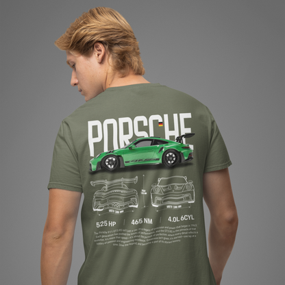 911 GT3RS Green T-Shirt