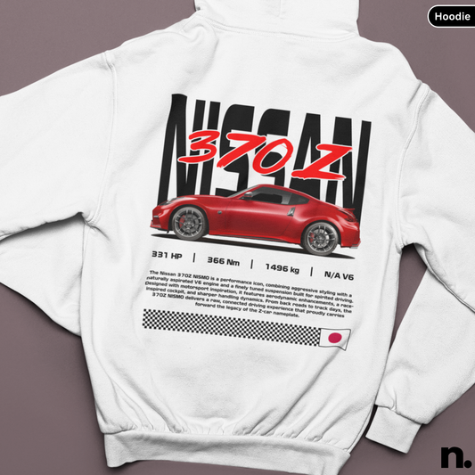 370z hoodie in white 
