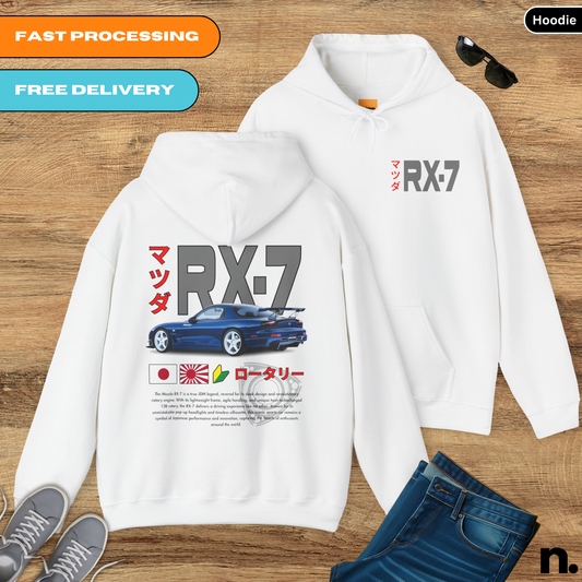 Mazda RX7 JDM Legend Unisex Hoodie