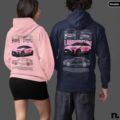 LamborghiniUrusSportsSUVPosterStyle-Nerdotopia-HoodieImage-NavyorLightPinkcolour
