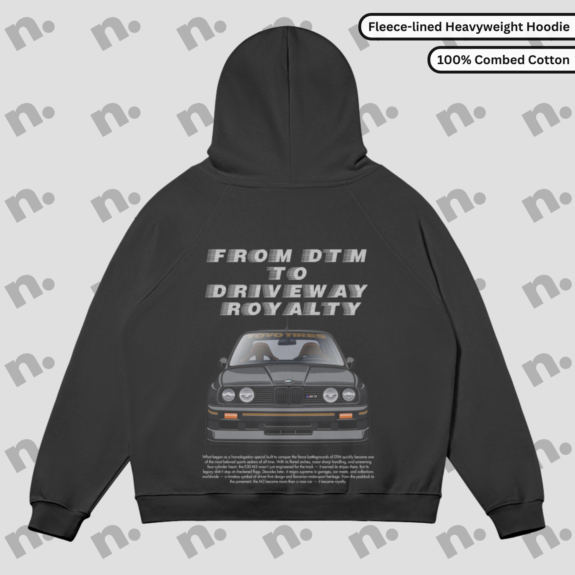 Heavyweight Fleece-Lined Hoodie – Ultra-warm hoodie made with heavyweight fabric and a soft fleece lining for cold weather.

