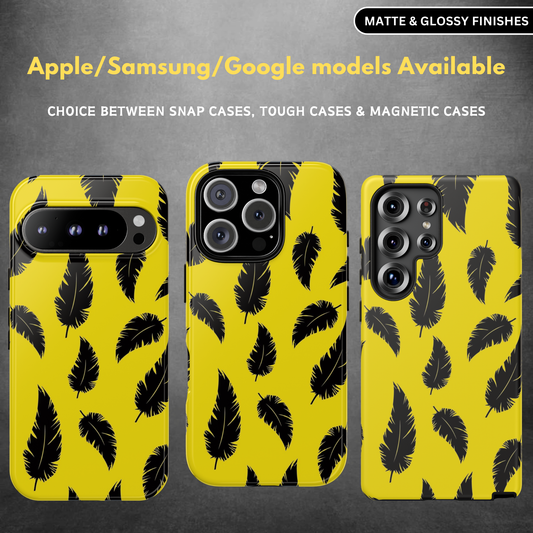 Feathers Pattern Tough Phone Case
