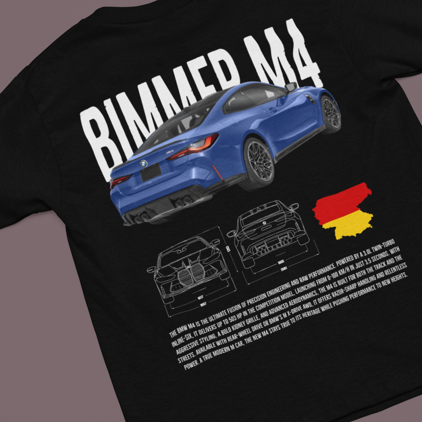 Bimmer M4 Poster Style T-Shirt