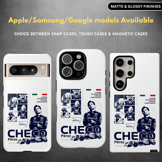 Checo Perez Poster Style Tough Phone Case