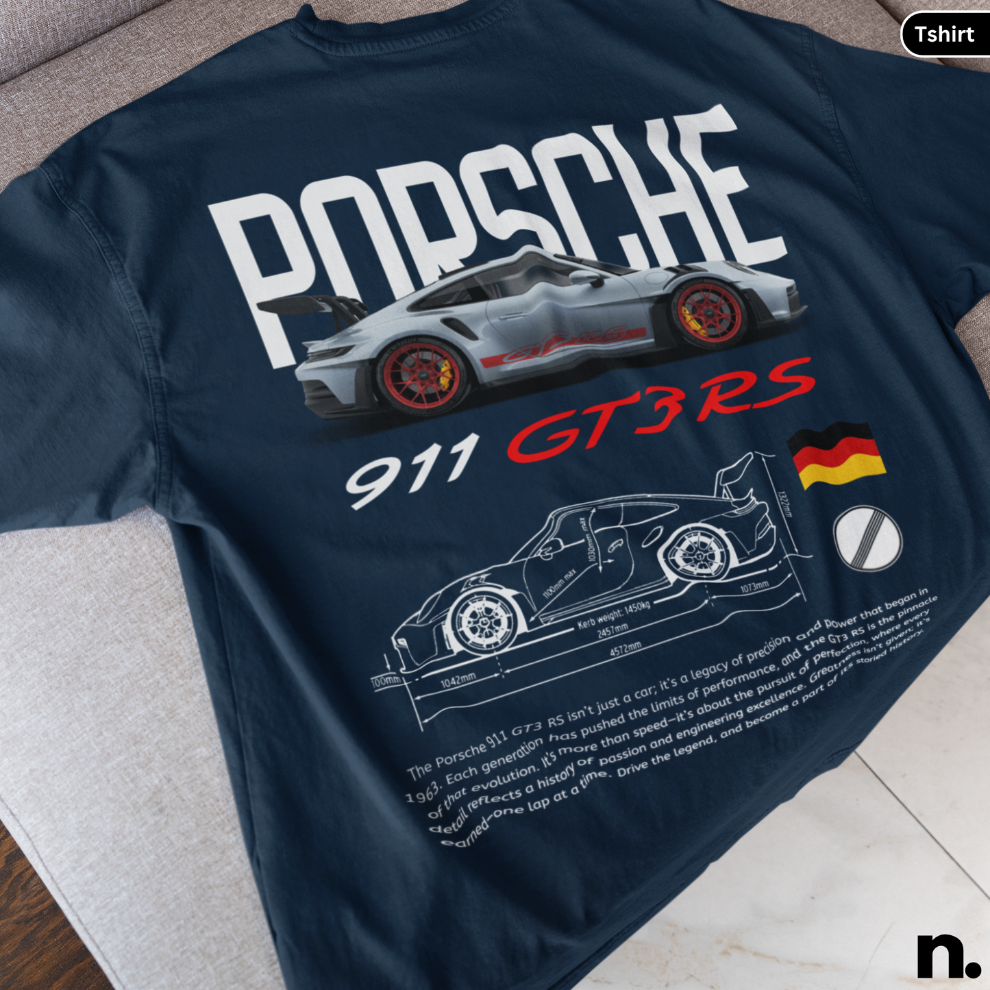 911 GT3RS Poster Style Unisex Tee