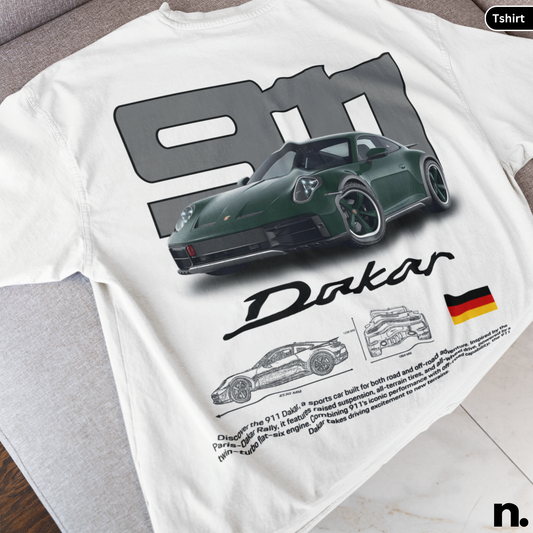 911 Dakar Rally Unisex Heavy Cotton Tee
