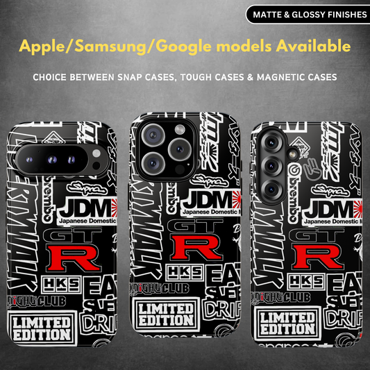 JDM Collage Inspired Tough Phone Case