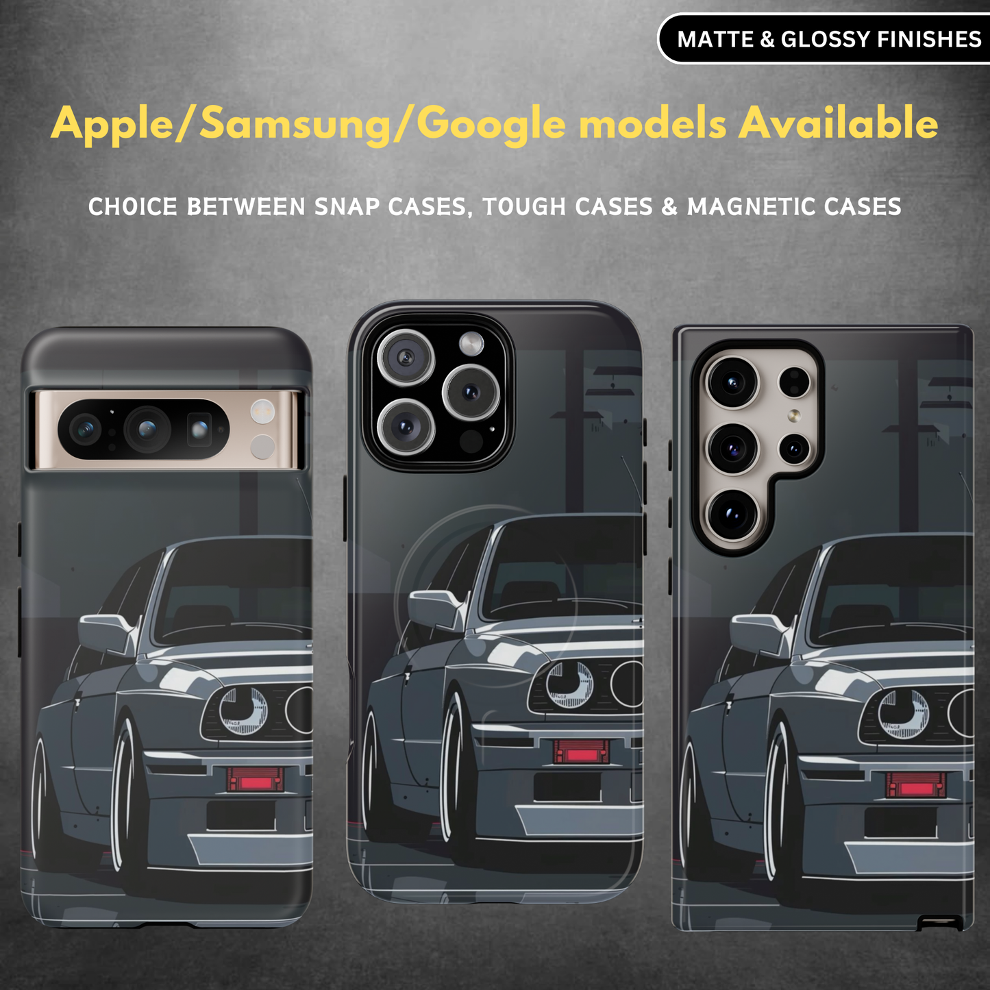 E30 M3 Illustration Tough Phone Case