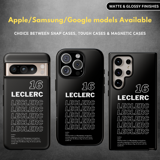 Leclerc 16 F1 Tough Case