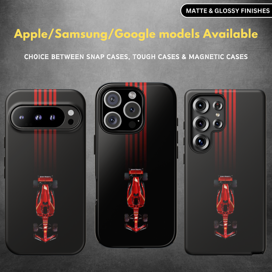 Ferrari F1 Car Tough Phone Case