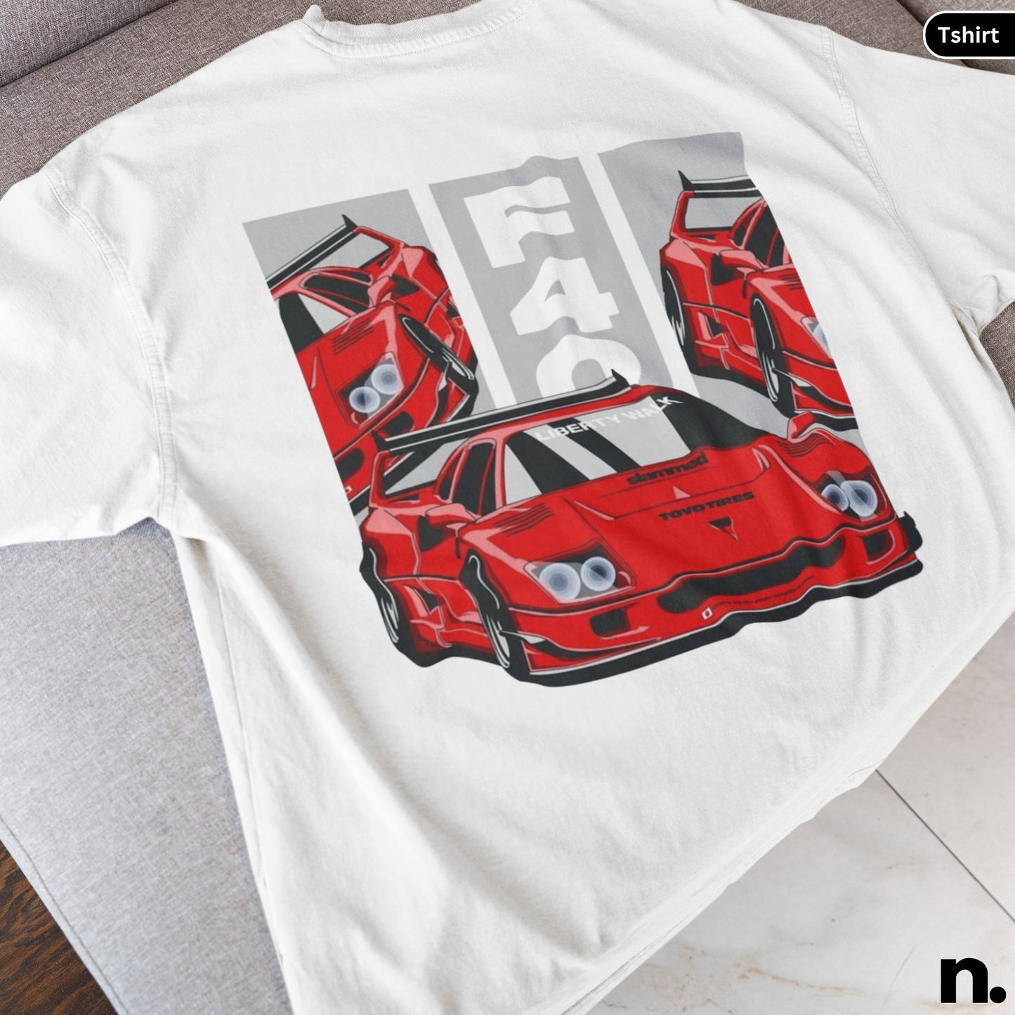 LBWK F40 Poster Style Print Unisex Heavy Cotton Tee