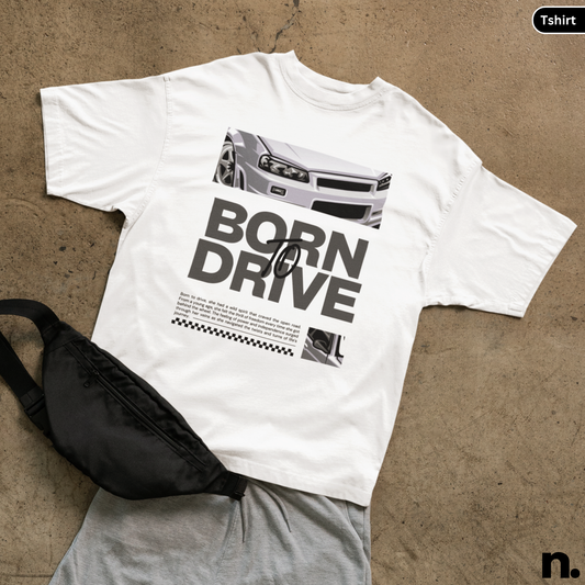 Graphic Tee - Born To Drive R34 Unisex Softstyle T-Shirt