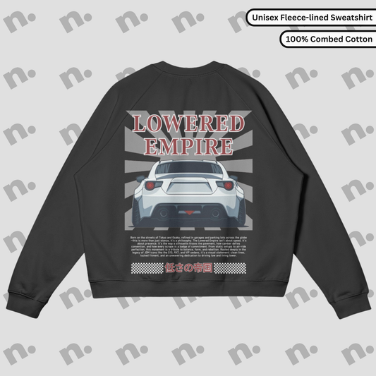 Lowered Empire heavyweight fleeced sweatshirt – ultra-warm crewneck for premium comfort and durability


