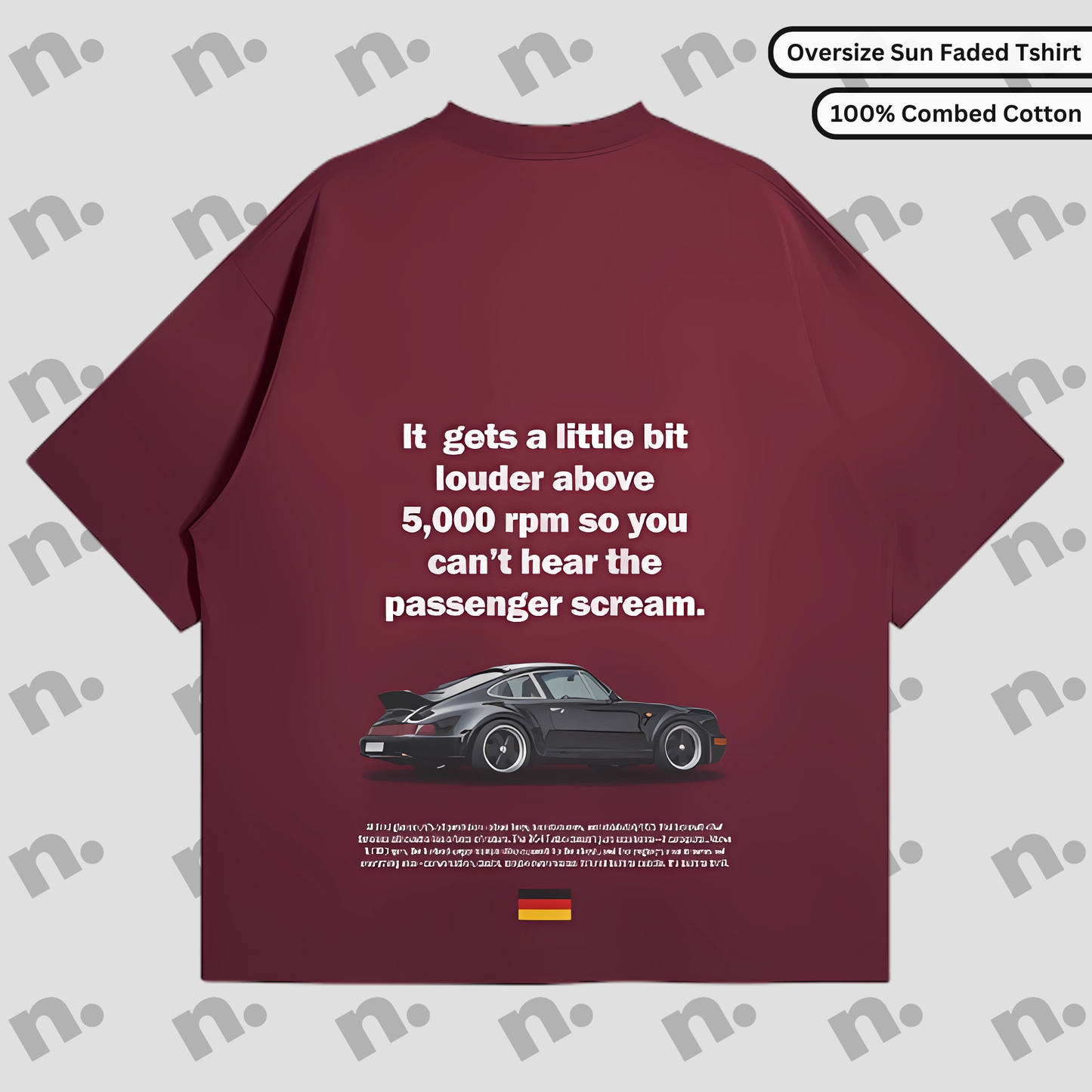 964 "Louder Above 5000 RPM" Premium Heavyweight T-shirt