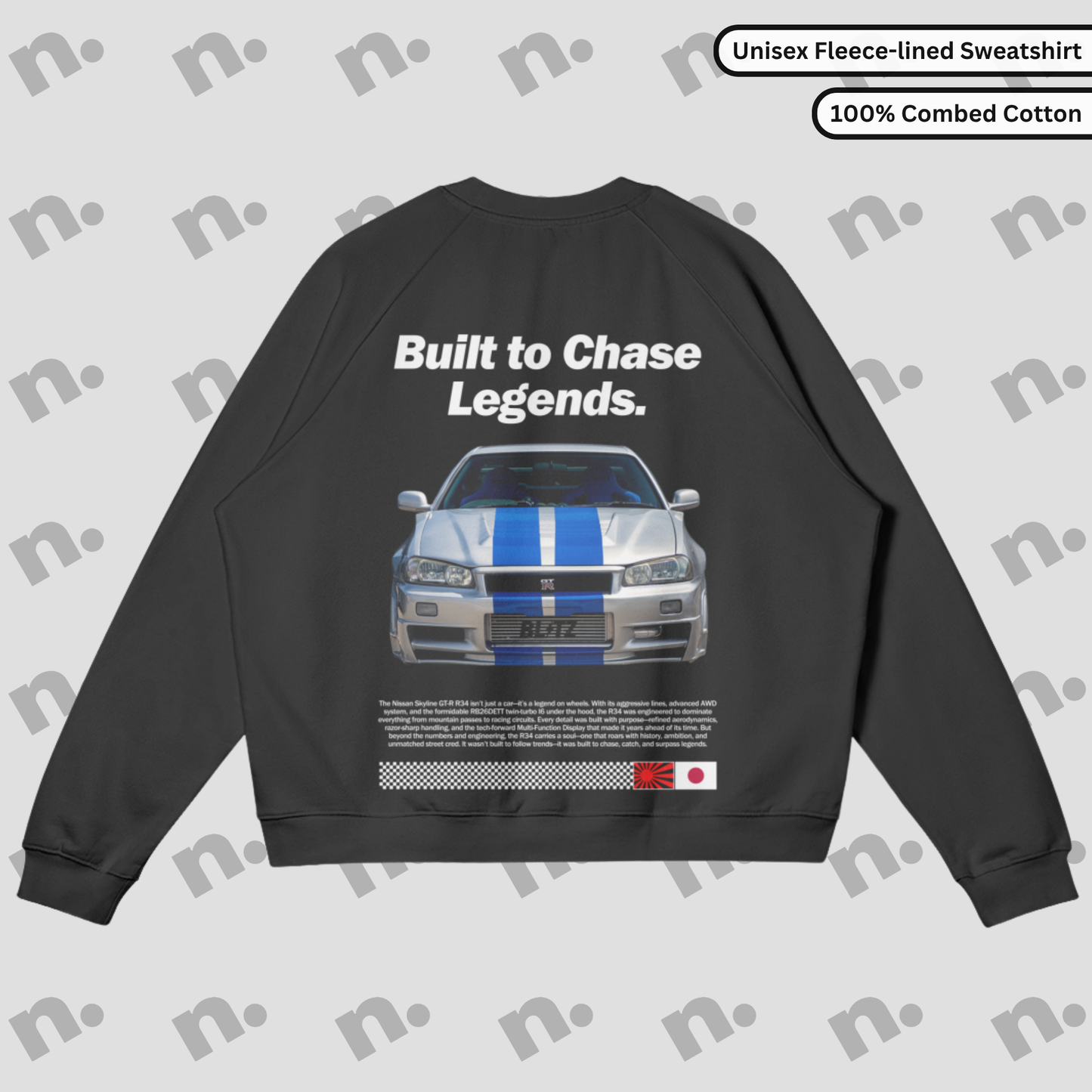 R34 Heritage Premium Fleece-lined Sweatshirt