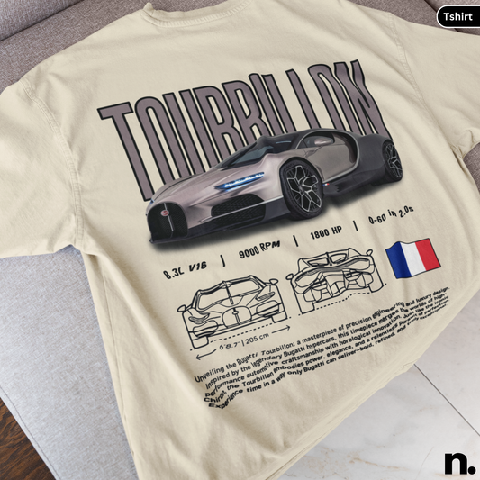 New tourbillon Tee in Sand