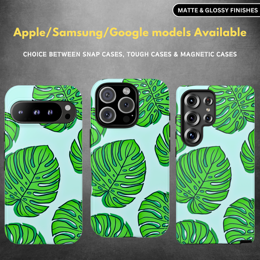 Leaves Pattern Tough Phone Case