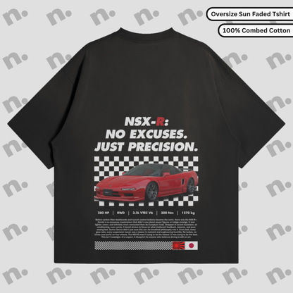 NSX-R – “NO EXCUSES. JUST PRECISION.” Premium Oversized Tee
