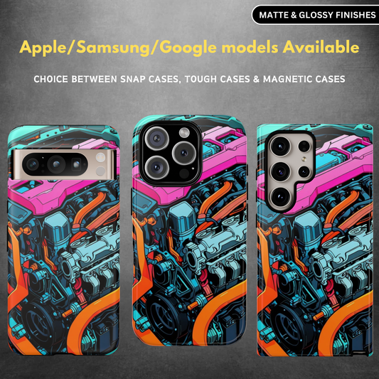 Engine Illustration Tough Phone Case