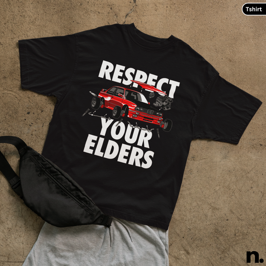 Respect Your Elders Car Enthusiasts Unisex Tee