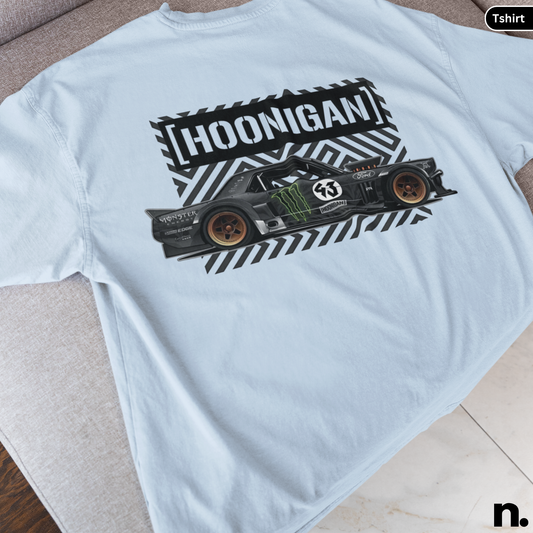 Hoonigan Back Poster Unisex Cotton Tee