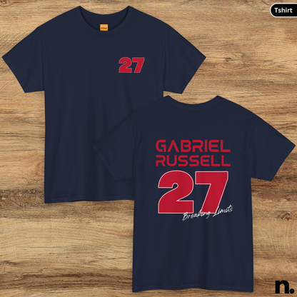 Personalized Racing Team Jersey Inspired Heavy Cotton Tee