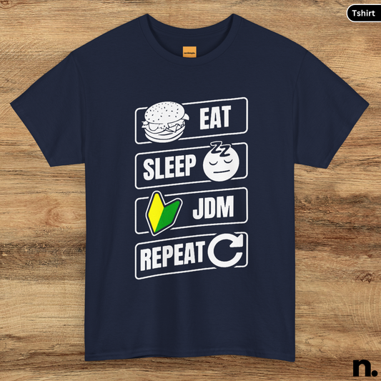 Eat Sleep JDM Unisex Heavy Cotton Tee