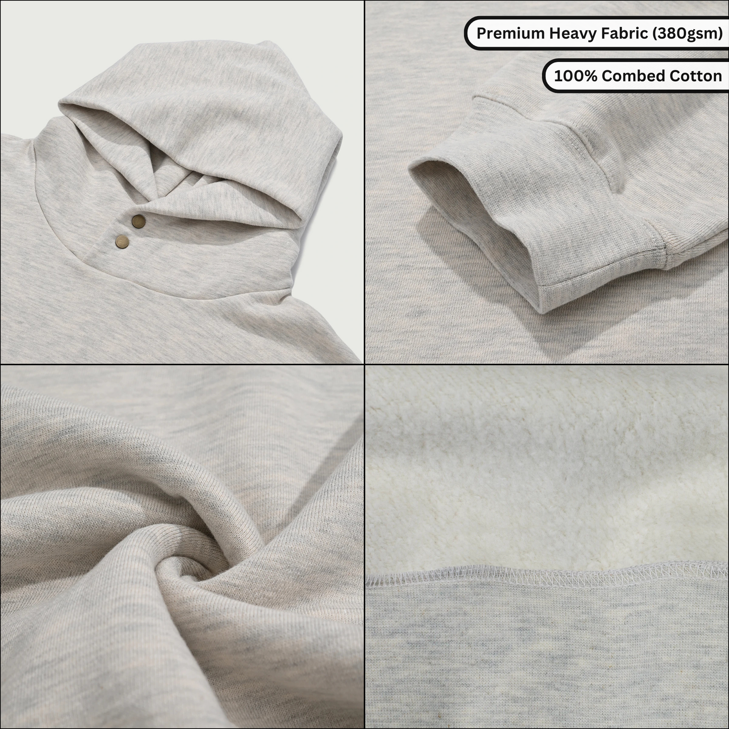 E30 M3 "Life Begins at 6000 RPM" Snap-Collar Hoodie