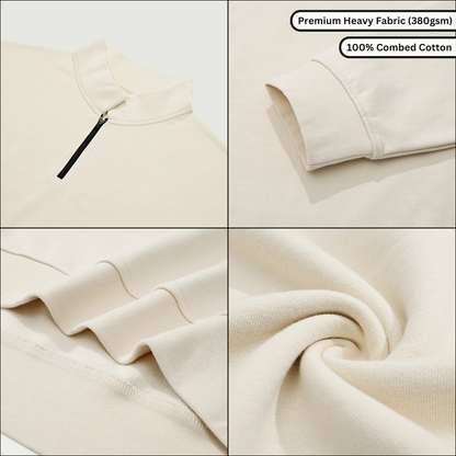 190E Evo II Inspired Half-Zip Stand Collar Sweatshirt